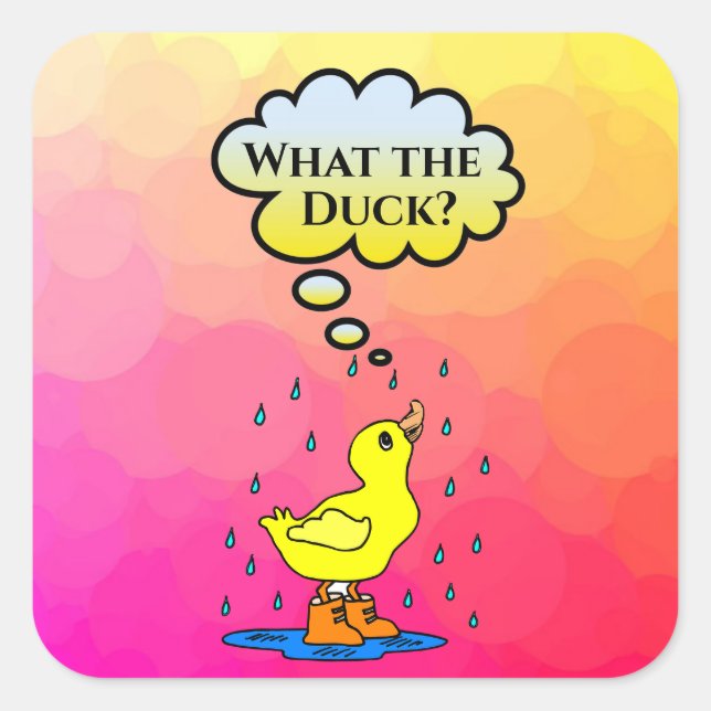 Was für eine Ente? Aufkleber (Vorderseite)