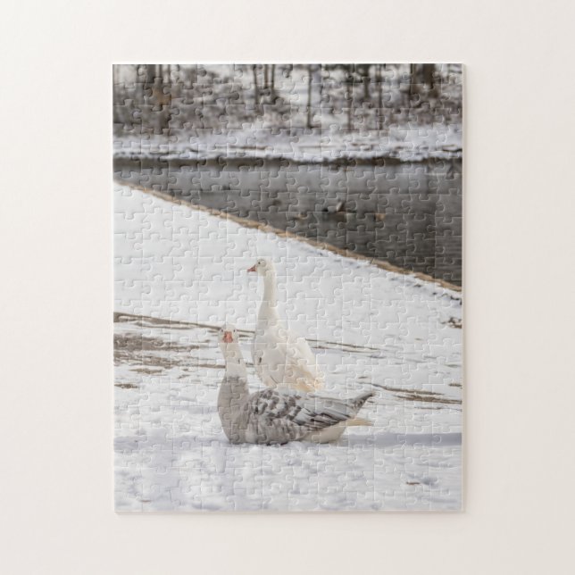 Was für eine Gans Puzzle (Vertikal)