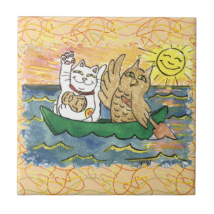 Was für eine glückliche Reise das war! Fliese