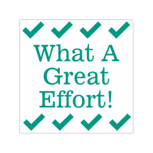 "Was für eine große Anstrengung!" Instructor Rubbe Permastempel