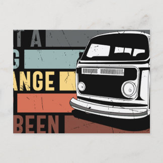 Was für eine lange Reise es war Ankündigungspostkarte