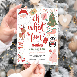 Was für eine lustige Weihnachtsfeier Einladung