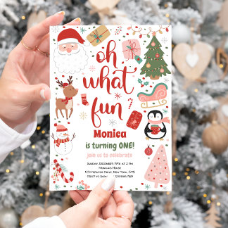 Was für eine lustige Weihnachtsfeier Einladung