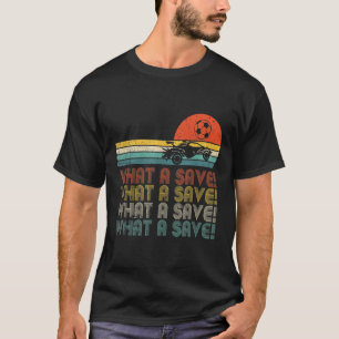 Was für eine Rettung Vintage Retro Rocket Soccer A T-Shirt