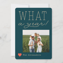 Was für eine Weihnachtsfotokarte Feiertagskarte