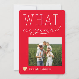 Was für eine Weihnachtsfotokarte Feiertagskarte