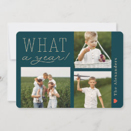 Was für eine Weihnachtsfotokarte Feiertagskarte