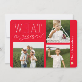 Was für eine Weihnachtsfotokarte Feiertagskarte