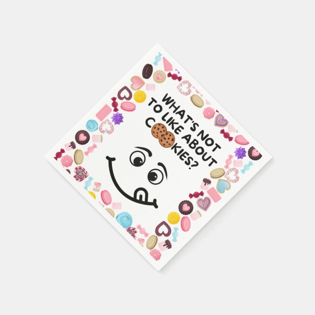 Was gefällt uns an Cookies nicht? Serviette (Ecke)