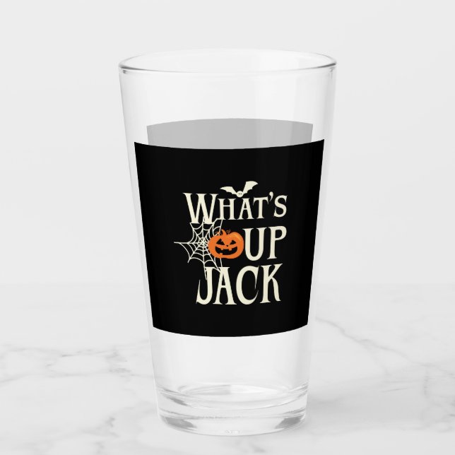 Was geht ab Jack Halloween Glas (Vorderseite)