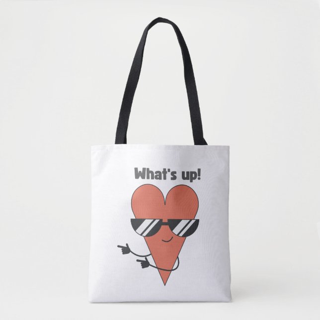 'Was geht!' Cool Heart Charakter  (Vorderseite)