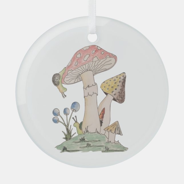 Was geht da unten vor sich? ornament aus glas (Vorderseite)