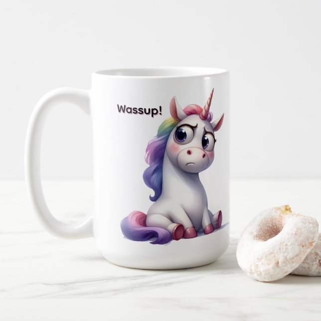 Was geht! kaffeetasse (Mit Donut)
