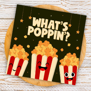 Was geht Popcorn Mitteilungskarte