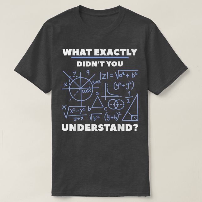 Was genau haben Sie Chemie nicht verstanden? T-Shirt (Design vorne)