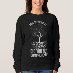 Was genau hast du bei Mathe nicht verstanden Sweatshirt