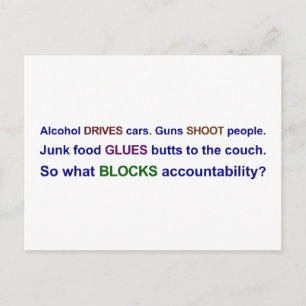 Was geschah mit der persönlichen Rechenschaftspfli Postkarte