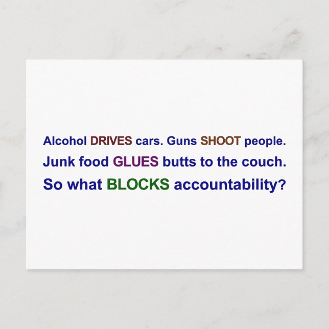 Was geschah mit der persönlichen Rechenschaftspfli Postkarte (Vorderseite)