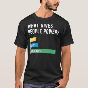 Was gibt den Menschen Power Mitochondria Science T-Shirt