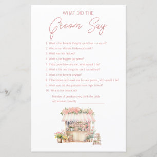 Was Groom sagt, ist das Brautparty des Marktes