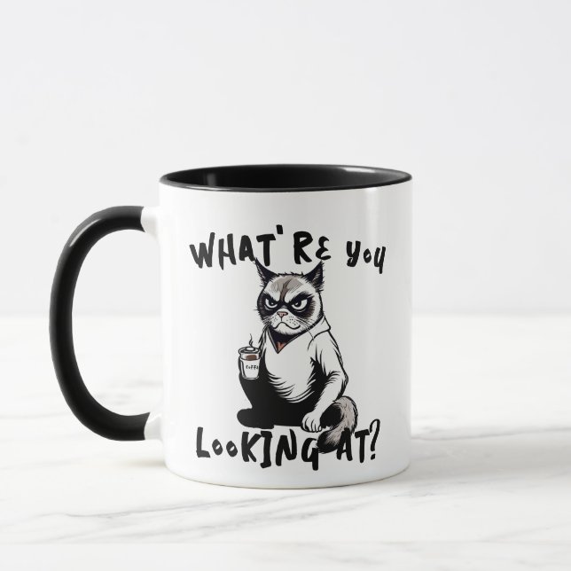 Was guckst du dir an? Grumpy Cat Attitude Tasse (Links)