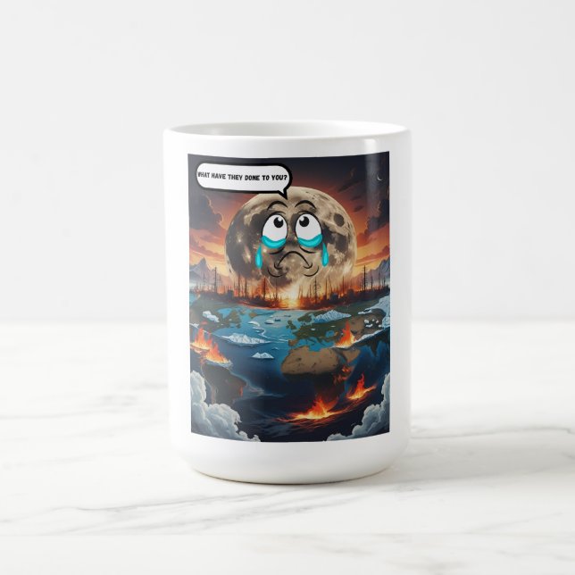 Was haben sie dir getan? - wenn der Mond Kaffeetasse (Mittel)