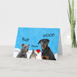 Was hast du mit Weihnachtskarte erwartet? Feiertagskarte