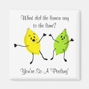 Was hat die Zitrone Limon gesagt? Magnet