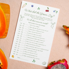 Was hat er vom Brautparty des Marktes gesagt?