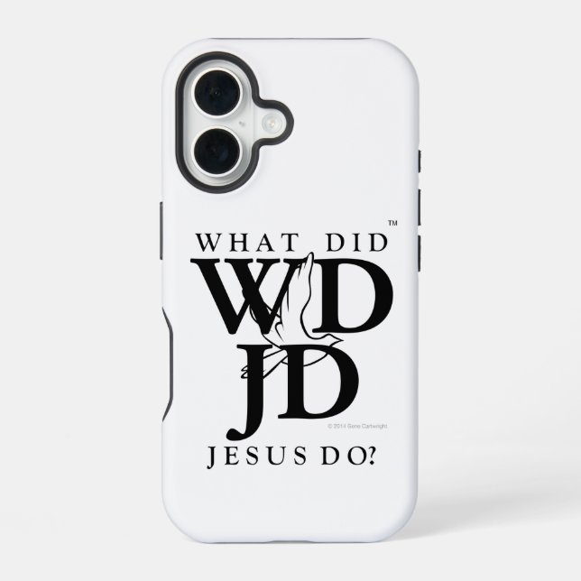 Was hat Jesus getan? iPhone 16 Hülle (Rückseite)