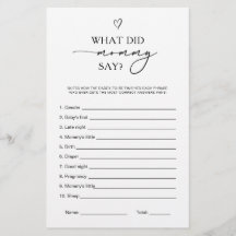 Was hat Mama gesagt Spiel