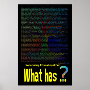 Was hat... Tree Poster Book Non-Rhyming