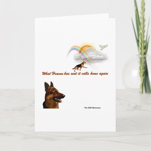 WAS HEAVEN GESENDET HAT, NENNT ES NOCH EINMAL ZUHA KARTE (Vorderseite)