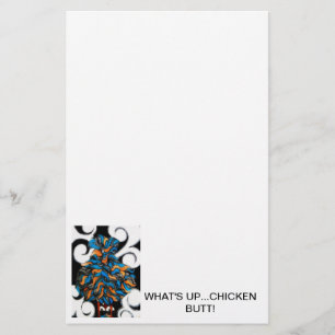 Was herauf… Huhn-Hintern ist! Briefpapier