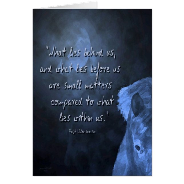 was hinter uns liegt ... (Vorne)