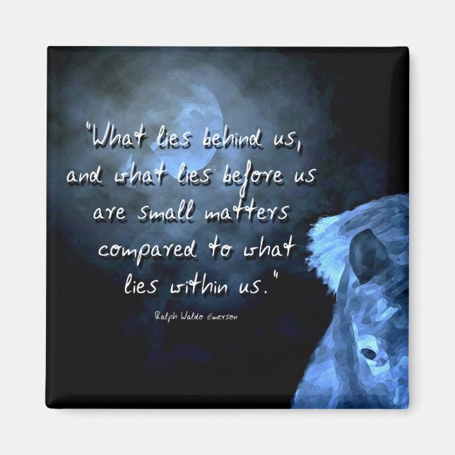 was hinter uns liegt ... magnet (Vorne)