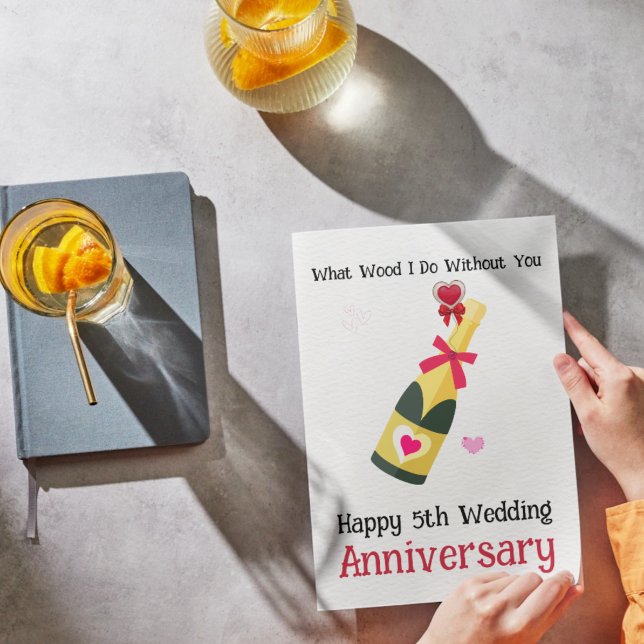 Was Holz, das ich ohne Sie glücklich 5. Hochzeit t Einladung (Von Creator hochgeladen)