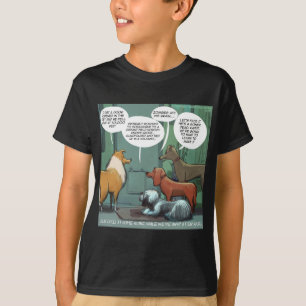 Was Hunde fürchten Rick London Lustig T-Shirt