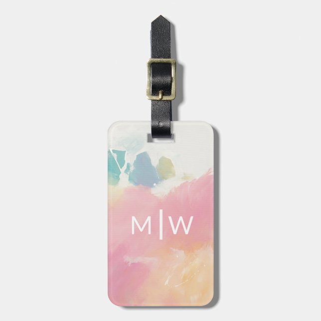 Was ich beim Weck sah Gepäckanhänger (Vorderseite vertikal)