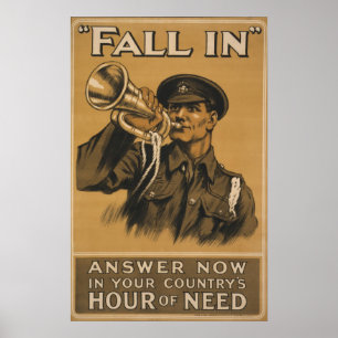 WAS ICH Bugle Call ~Fall in Poster