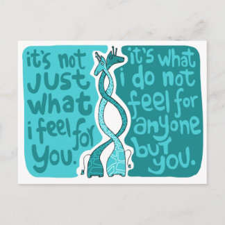 Was ich fühle postkarte