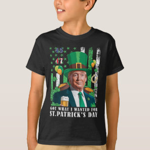 Was ich für St. Patricks Day Funny Trump Gewollt h T-Shirt
