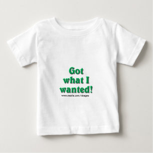 Was ich Gewollt habe got Baby T-shirt