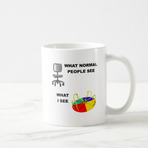 Was ich lustig finde Tasse