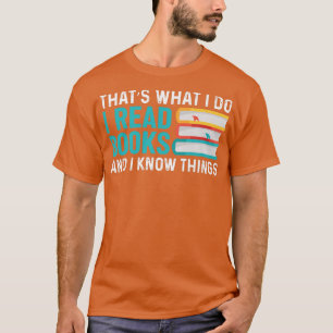 Was ich mache Bücher lesen Lover Bookworm Bookahol T-Shirt