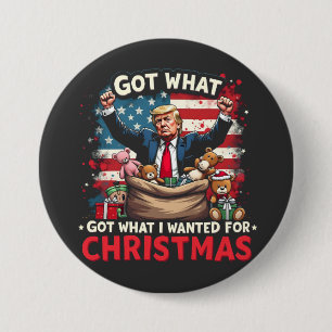 Was ich zu Weihnachten Gewollt habe, got Trump San Button