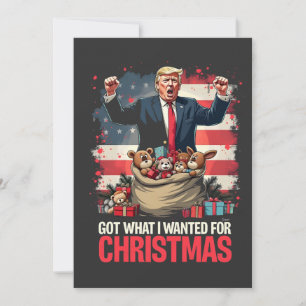 Was ich zu Weihnachten gewollt habe, got Trump San Save The Date