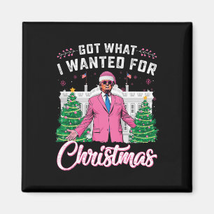 Was ich zu Weihnachten Gewollt habe, hat Trump got Magnet