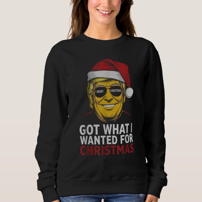 Was ich zu Weihnachten Gewollt habe - Pyjama 2024 Sweatshirt (Vorderseite)