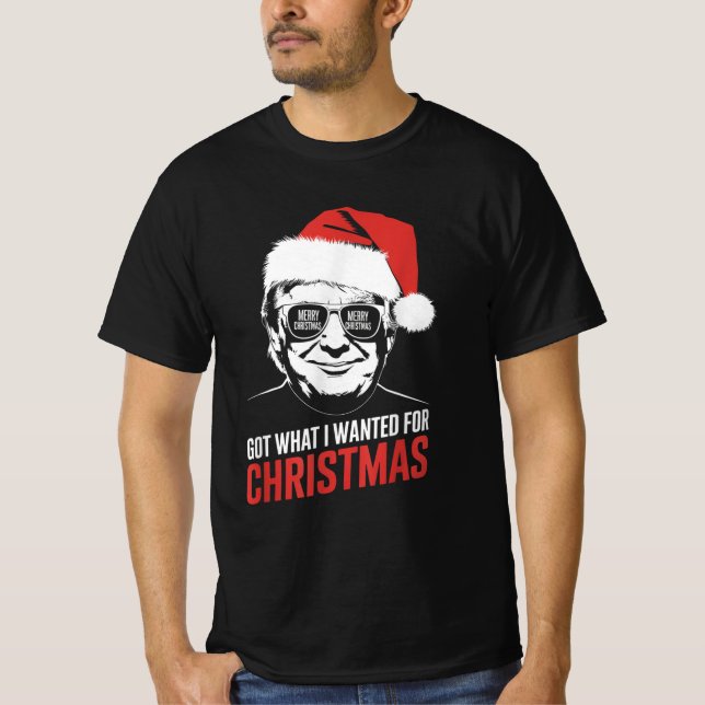 Was ich zu Weihnachten Gewollt habe - Pyjama 2024 T-Shirt (Vorderseite)